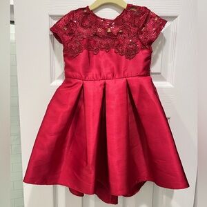 Rare Editions red toddler dress- size 2T- perfect for Christmas parties!